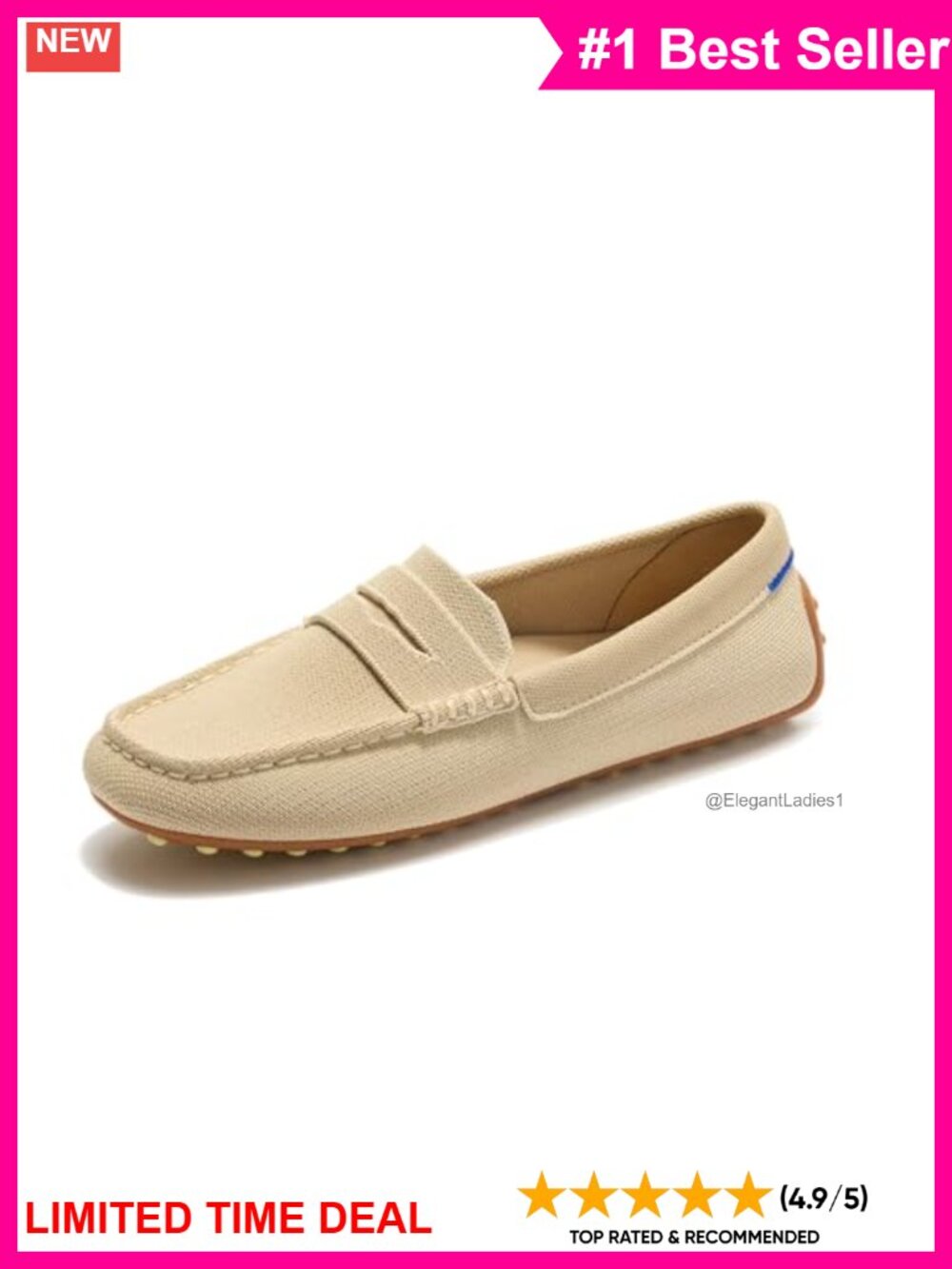 Rothy's Daily Driver Slip-On Loafers Knit Recycled Plastic Comfortable Washable